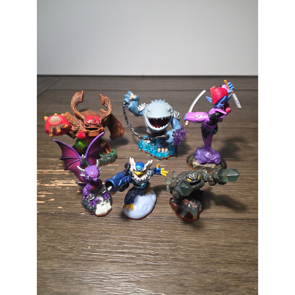Skylanders Figure Lot Tree Rex Thumpback Ninjini Jet-Vac Prism Break Cynder